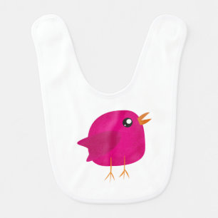 Kids cute birdy baby bib