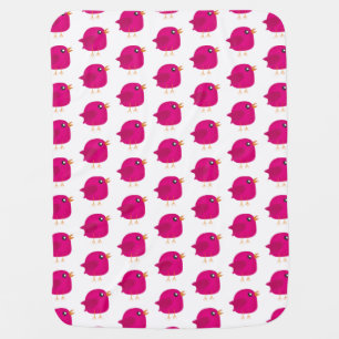 Kids cute birdy baby blanket