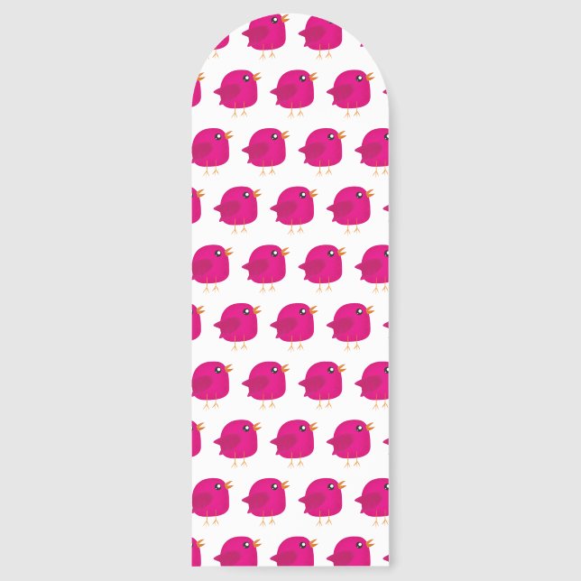 Kids cute birdy  bookmarks (Front)