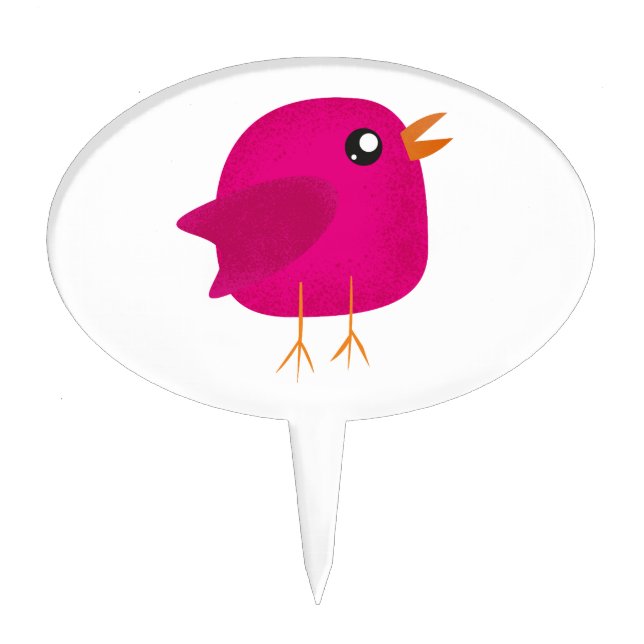 Kids cute birdy    cake topper (Front)