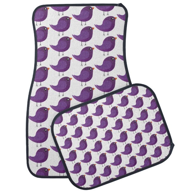 Kids cute birdy  car floor mat (Set)