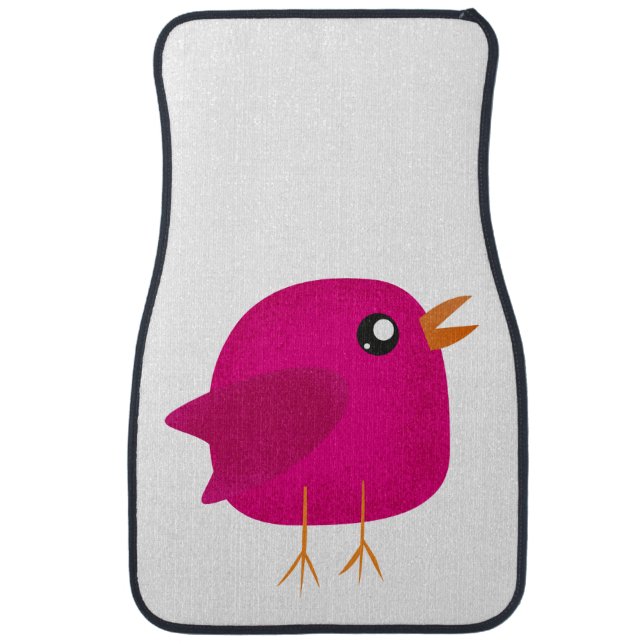 Kids cute birdy  car floor mat (Front)