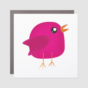 Kids cute birdy car magnet