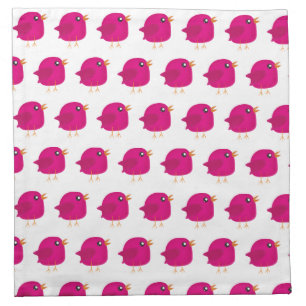 Kids cute birdy cloth napkin