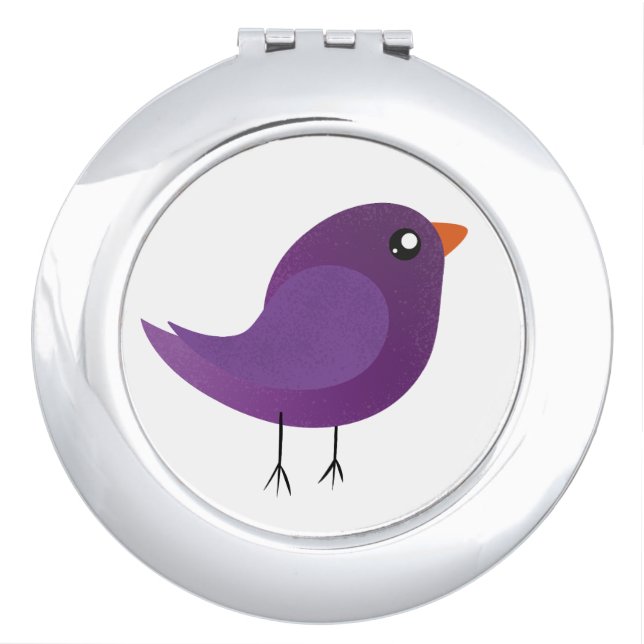 Kids cute birdy  compact mirror (Front)