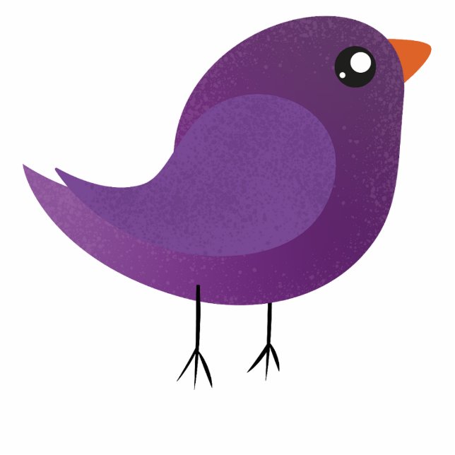 Kids cute birdy  cutout (Front)