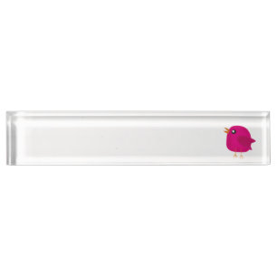 Kids cute birdy    desk name plate