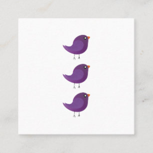 Kids cute birdy  discount card