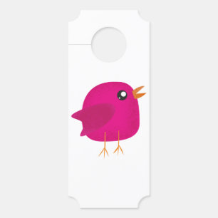 Kids cute birdy     door hanger