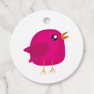 Kids cute birdy   favor tags