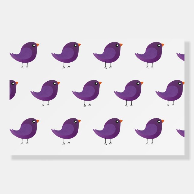 Kids cute birdy  foam board (Front)