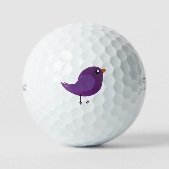 Kids cute birdy  golf balls (Front)