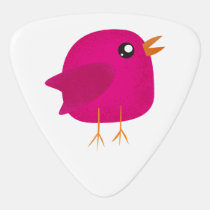 Kids cute birdy guitar pick