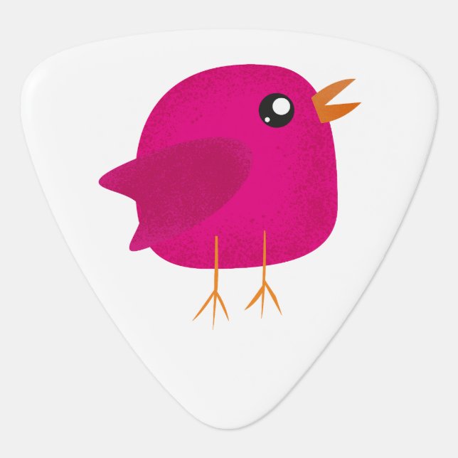 Kids cute birdy    guitar pick (Front)