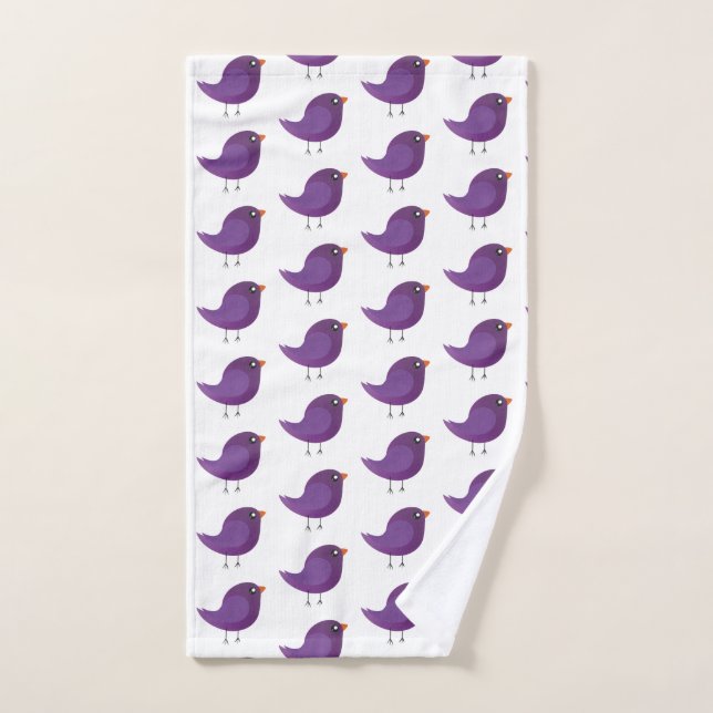 Kids cute birdy  hand towel  (Hand Towel)