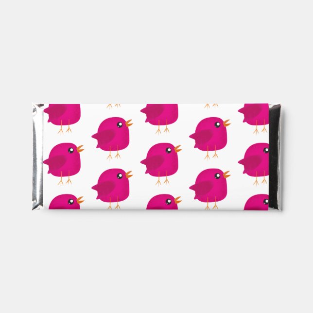 Kids cute birdy  hershey bar favors (Front)