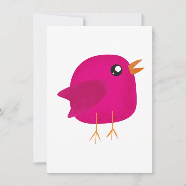 Kids cute birdy    holiday card (Front)