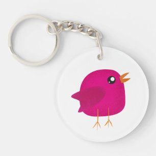 Kids cute birdy keychain