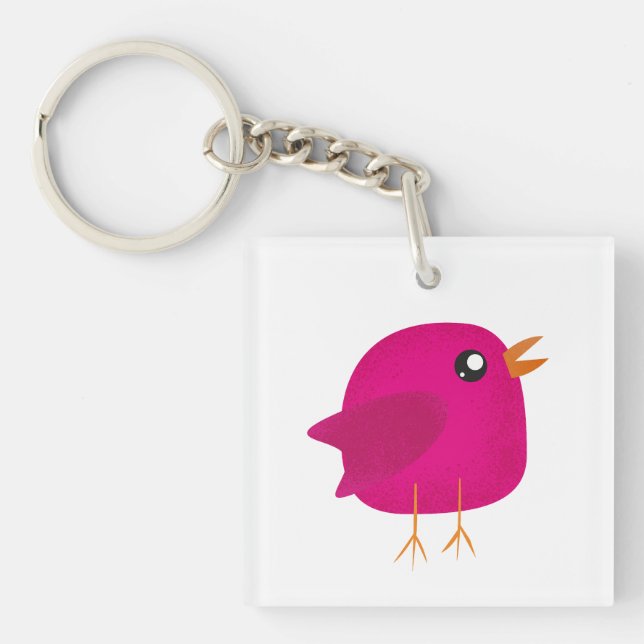 Kids cute birdy  keychain (Front)
