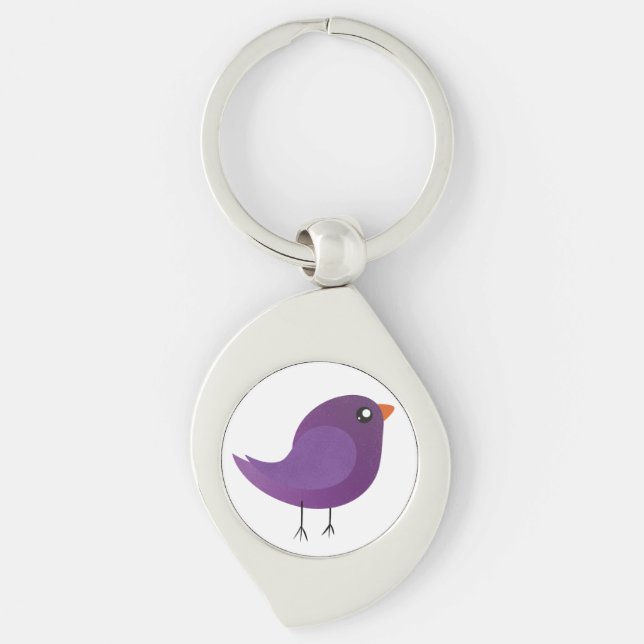 Kids cute birdy  keychain (Front)