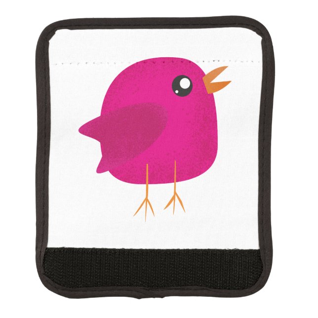 Kids cute birdy   luggage handle wrap (Front)