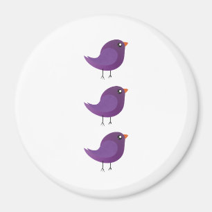 Kids cute birdy magnet