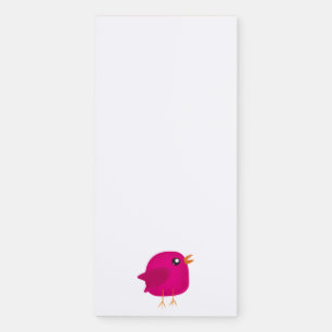 Kids cute birdy   magnetic notepad