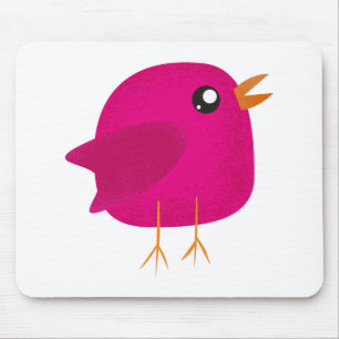 Kids cute birdy mouse pad