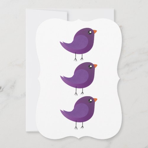 Kids cute birdy  note card