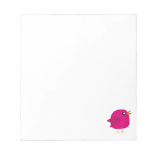 Kids cute birdy notepad