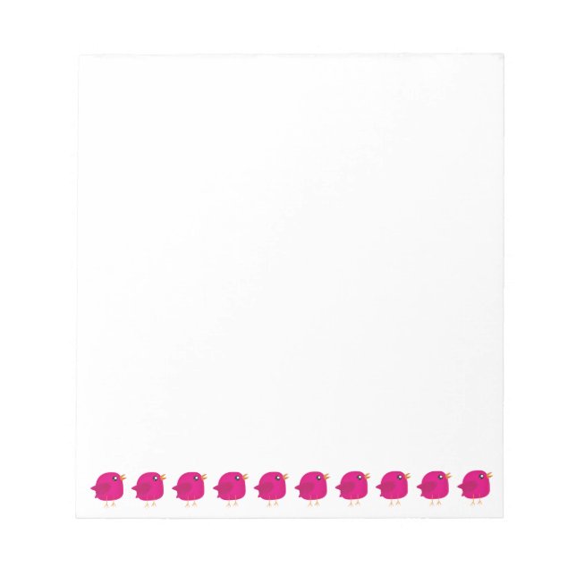 Kids cute birdy  notepad (Front)