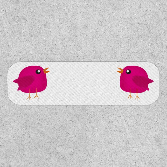 Kids cute birdy   patch (Front)