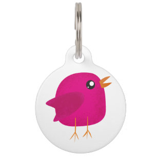 Kids cute birdy  pet ID tag