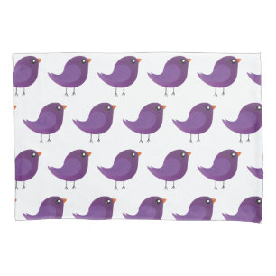 Kids cute birdy  pillow case