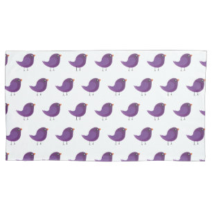 Kids cute birdy pillow case