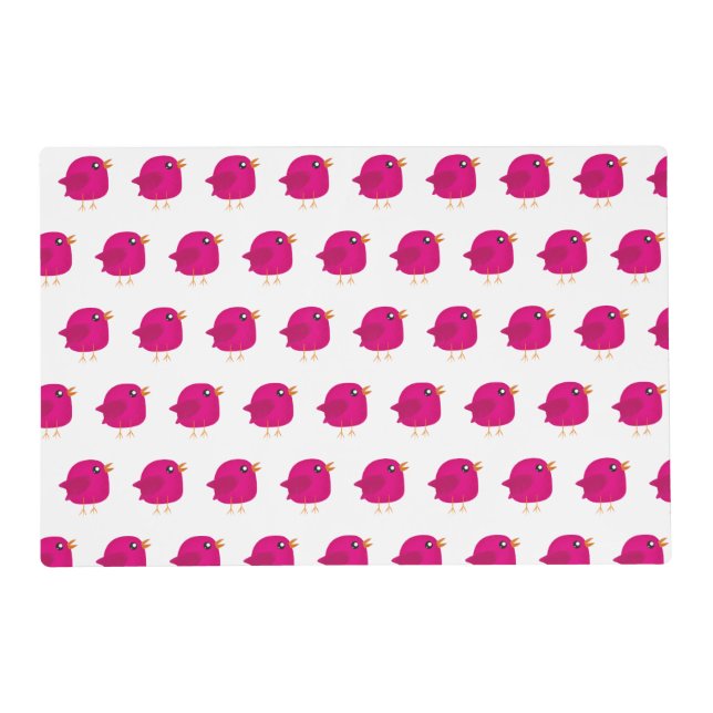 Kids cute birdy   placemat (Front)