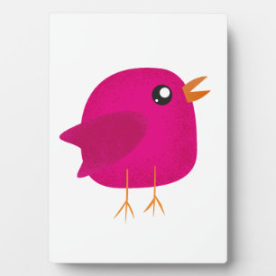 Kids cute birdy plaque