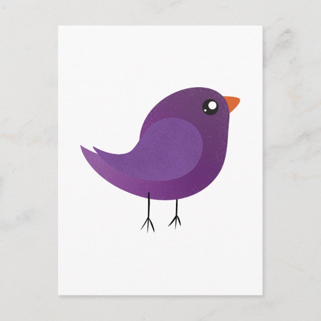 Kids cute birdy  postcard (Front)