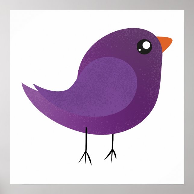 Kids cute birdy  poster (Front)