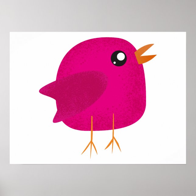 Kids cute birdy  poster (Front)