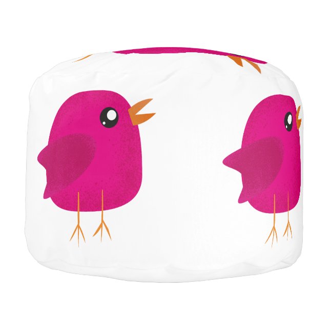 Kids cute birdy    pouf (Left)