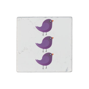 Kids cute birdy stone magnet