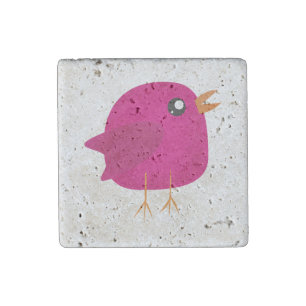 Kids cute birdy    stone magnet