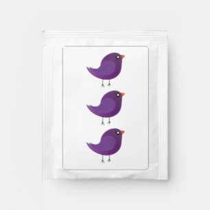 Kids cute birdy tea bag drink mix
