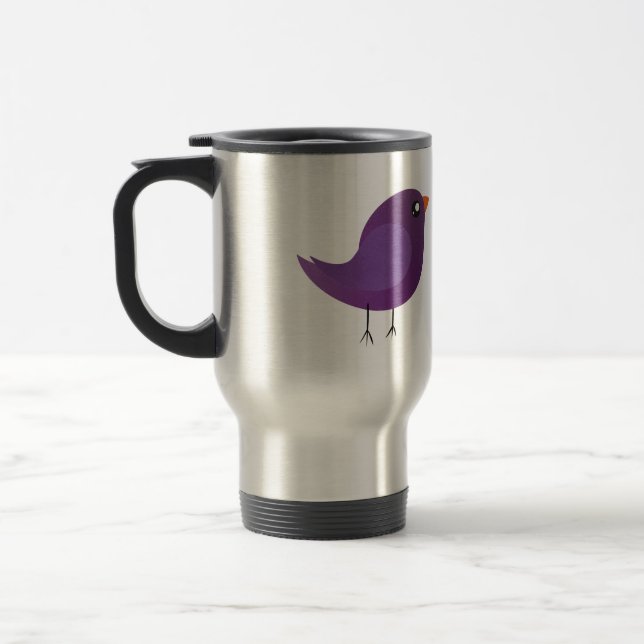 Kids cute birdy   travel mug (Left)