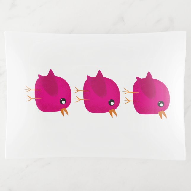 Kids cute birdy   trinket tray (Front)