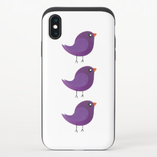 Kids cute birdy  iPhone x slider case