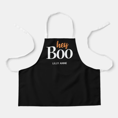 Kids Cute Boo Halloween Costume Personalized Apron