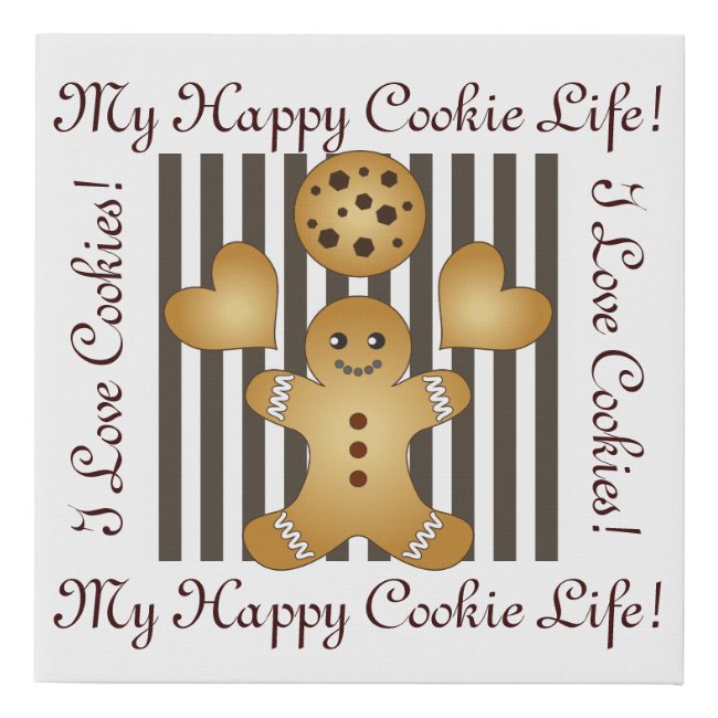 Kids Cute Cartoon Team Cookie Gingerbread Man