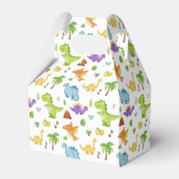Kids Cute Dinosaur Pattern Favor Boxes